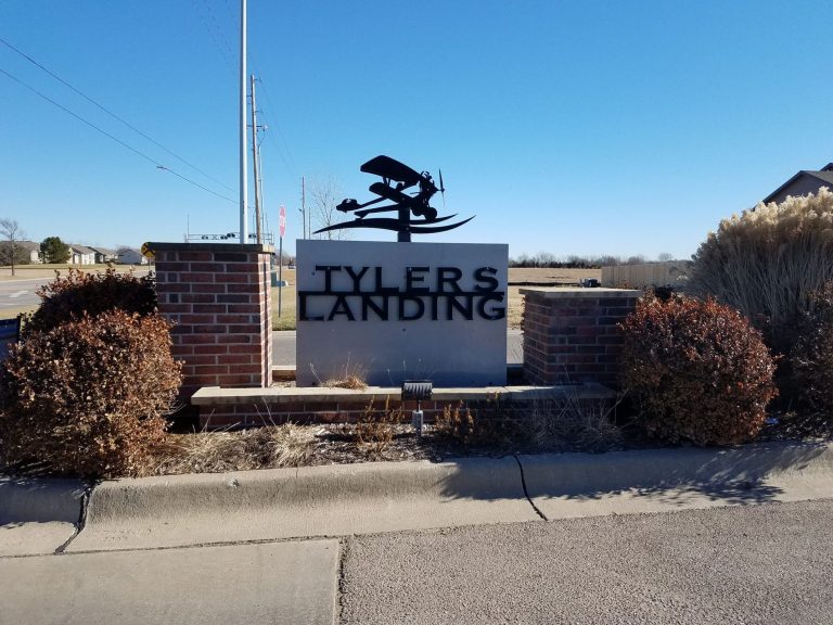 Tylers Landing Sign